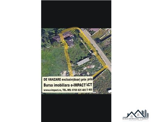 DE VZ. TEREN INTRAVILAN , CART. PODENI, Sup. - 1245 mp. pretabil pentru CONSTRUIREA unei LOCUINTE , hala, depozit. etc.